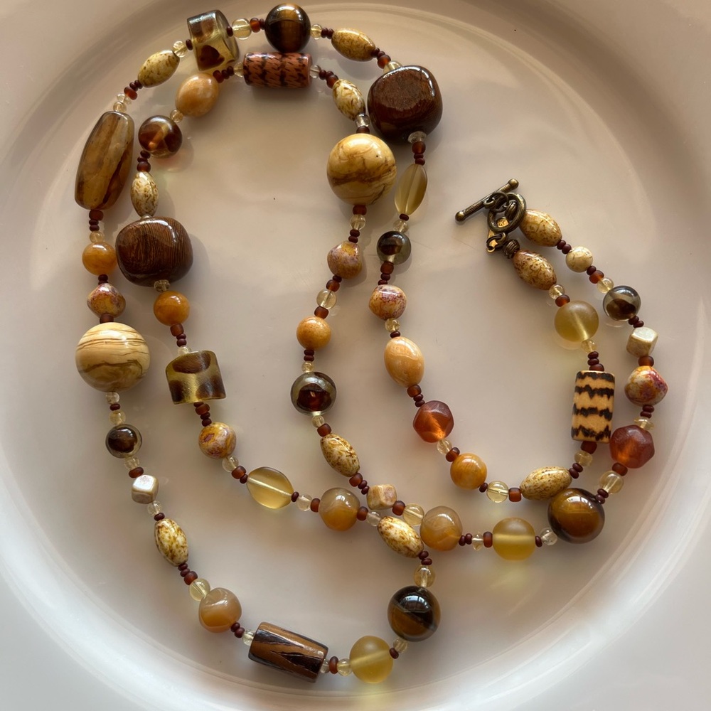MEI FA 43” BEADED NECKLACE